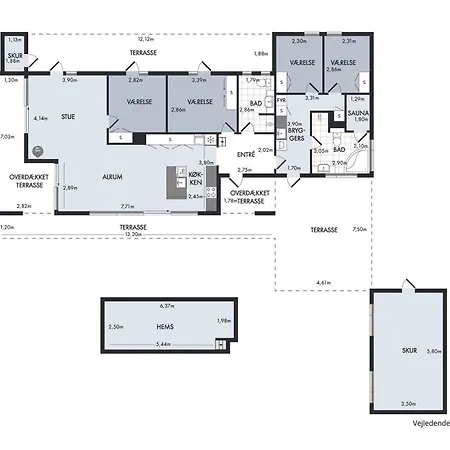 Stunning In Ebeltoft With 3 Bedrooms, Sauna And Internet Feriehus